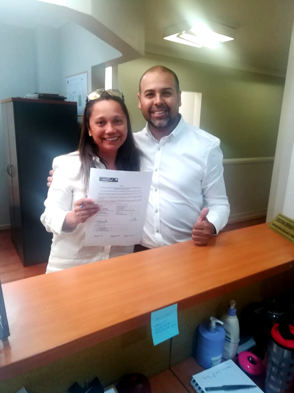 ANDFUD Arica tiene presidenta regional, Patricia Lefever Araya. Felicitaciones!