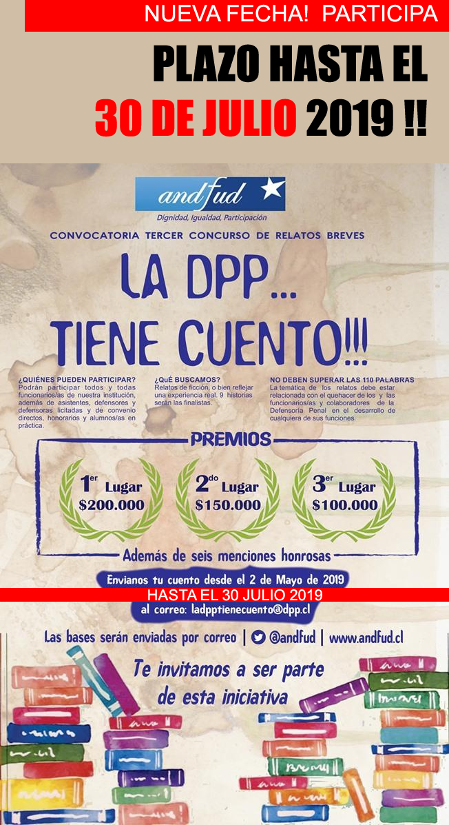 "LA DPP TIENE CUENTO". Iniciativa de ANDFUD que invita a participar a todos/as!